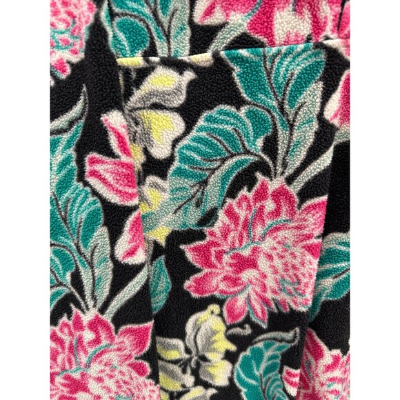 [SOLD] Vintage Patagonia Floral Snap-T Fleece Y2K Pullover – Bold Floral Print - Picture 4 of 5